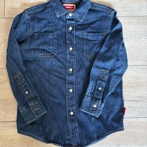 Toddler size 4-5 Wrangler Denim Shirt